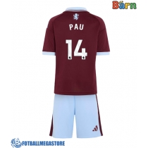 Fotballdrakt Barn Aston Villa Pau Torres #14 Hjemmedraktsett 2026-27 Kortermet (+ Korte bukser)